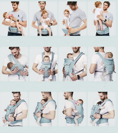 Infant Baby Carrier With Hip Seat Stool Backpack