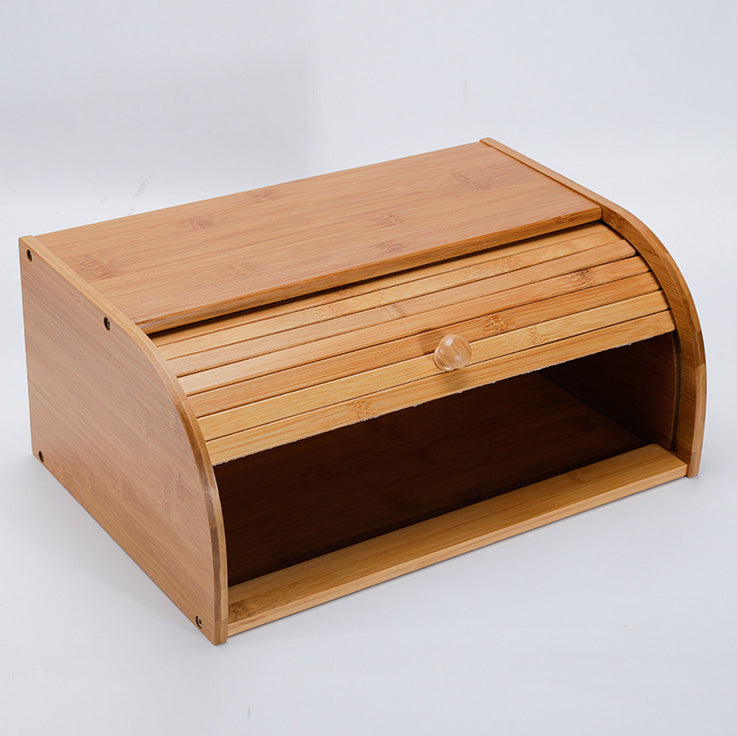 Bamboo Bread Bin Storage Box
