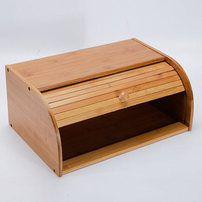 Bamboo Bread Bin Storage Box