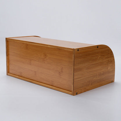 Bamboo Bread Bin Storage Box