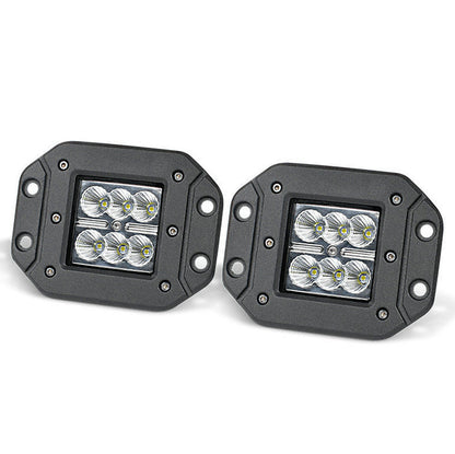 2 x 4inch LED Work Light Bar Flood 12V 24V 5" Lamp - salelink.co.nz