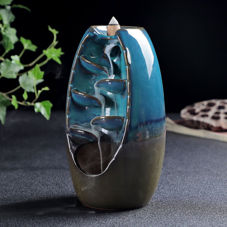 Tiered Backflow Incense Burner with Free Cones