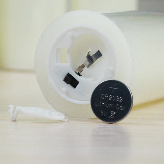 16cm LED Flickering Candle Flame Led Flameless Wax Mood Candle Battery Operated Safe - salelink.co.nz