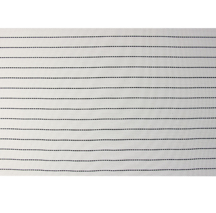 Pack of 4 Stripe Placemats Tableware Pad Dining - White - salelink.co.nz