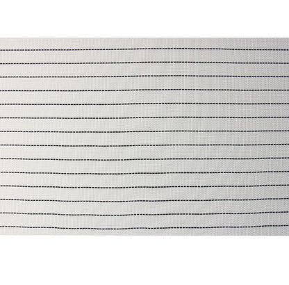 Pack of 4 Stripe Placemats Tableware Pad Dining - White - salelink.co.nz