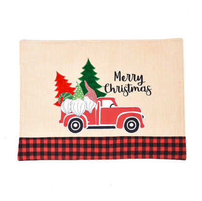 SET 4 x Dining Table Mat Placemat Christmas
