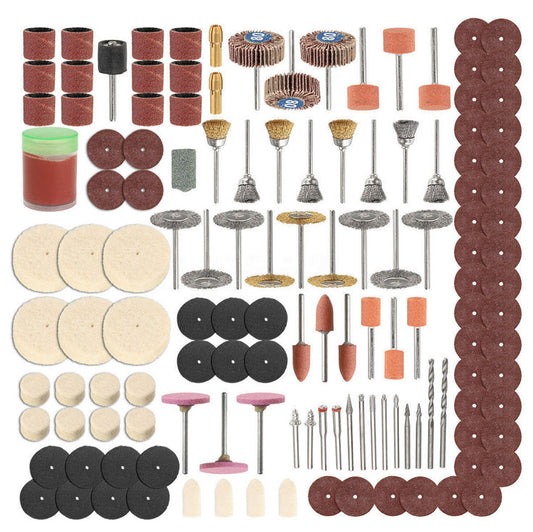 350PCS Rotary Tool Accessories Kit Grinding Polishing Shank Craft Bits