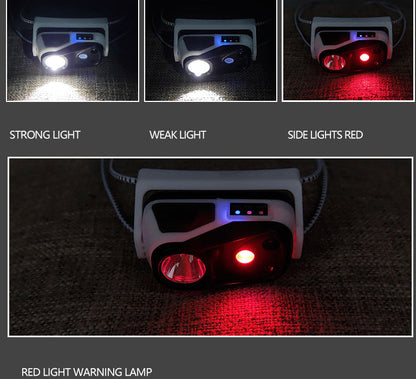 Sensor Inductive LED Headlamp Headlight Torch