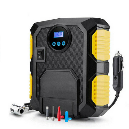 Car Air Compressor Digital Tire Inflator Auto Tyre Pump DC 12V 100PSI - salelink.co.nz