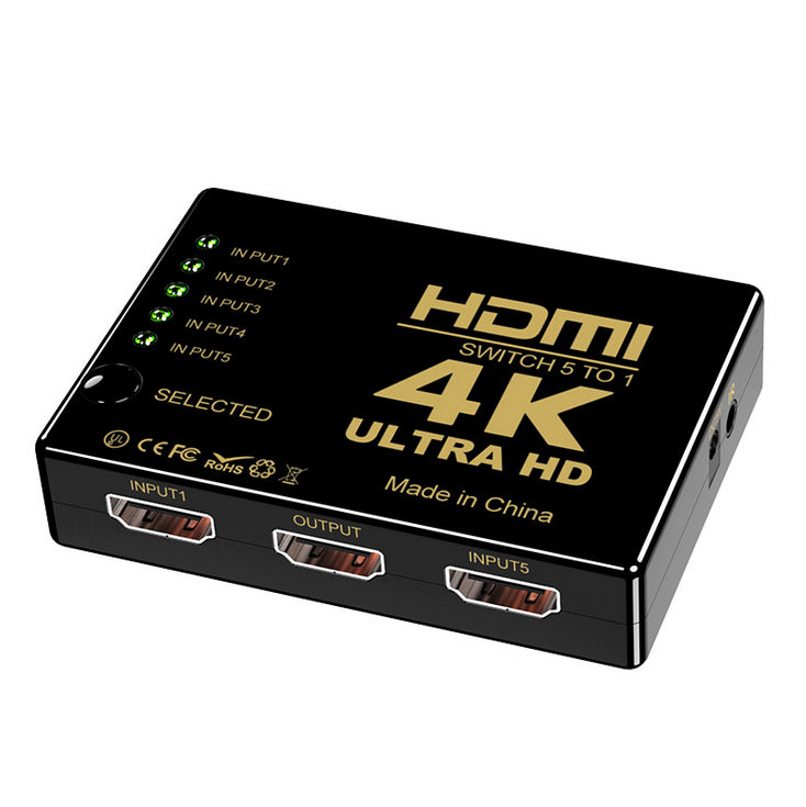 5 Port 4K HDMI Splitter Switch Switcher Adapter