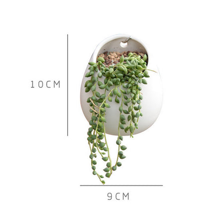 White Plant Pot Ceramic Planter