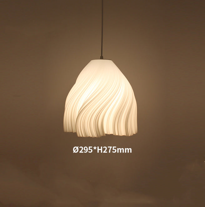 Modern White Lampshade Simple Pendant Light Hanging Lamp