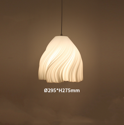 Modern White Lampshade Simple Pendant Light Hanging Lamp - salelink.co.nz