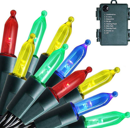 5M 50LED Multi Colour Outdoor Garden String Light - salelink.co.nz