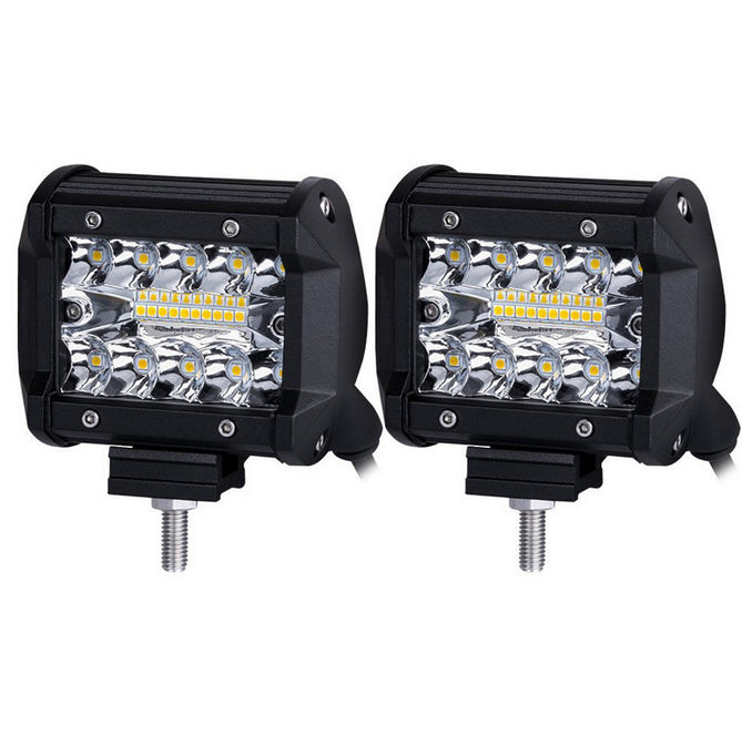 2x 4inch CREE LED Work Light Bar Spot Flood OffRoad Driving Reverse 4x4 Ford - salelink.co.nz