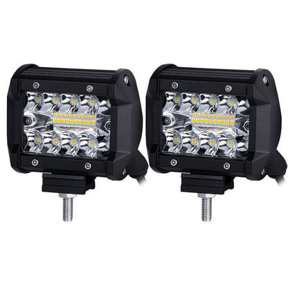2x 4inch CREE LED Work Light Bar Spot Flood OffRoad Driving Reverse 4x4 Ford - salelink.co.nz