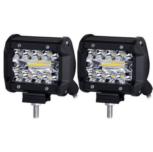 2x 4inch CREE LED Work Light Bar Spot Flood OffRoad Driving Reverse 4x4 Ford - salelink.co.nz