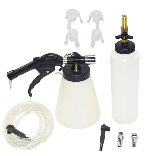 Air Brake Bleeder Kit Clutch Vacuum Bleeding Extractor Fluid Fill Adapters