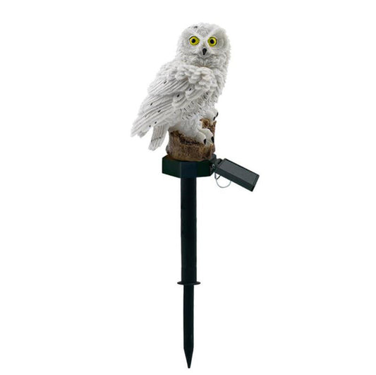 Garden Solar Lights Outdoor Decor Waterproof Night Owl Bird