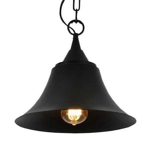 Industrial Pendant Light Hanging Ceiling Lamp Metal Black - salelink.co.nz