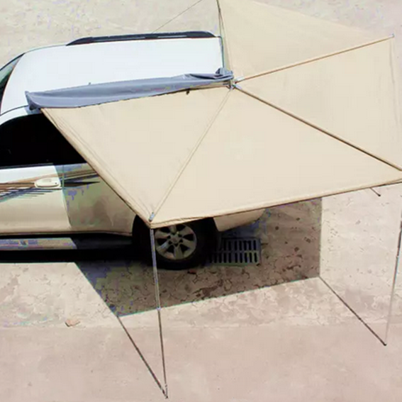 2.5M 270 Degree Wing Batwing Awning Car 4WD SUV Offroad Camping Outdoor 4x4 Shade - salelink.co.nz