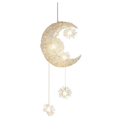 Moon Star Pendant Lamp Ceiling Light Children Kids Bedroom