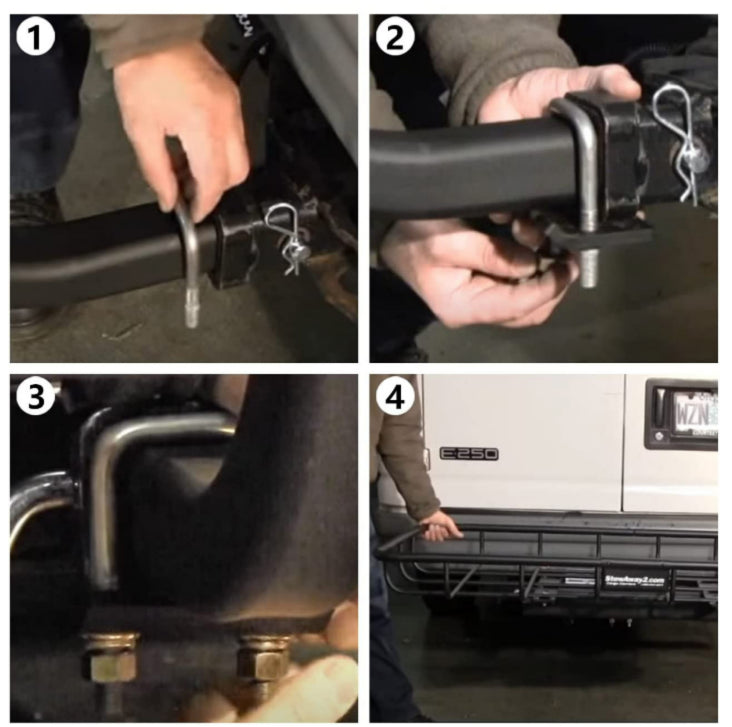 Anti Rattle Stabilizer Tightener Trailer Tow Bar Hitch Clamp Tongue Bracket Lock - salelink.co.nz