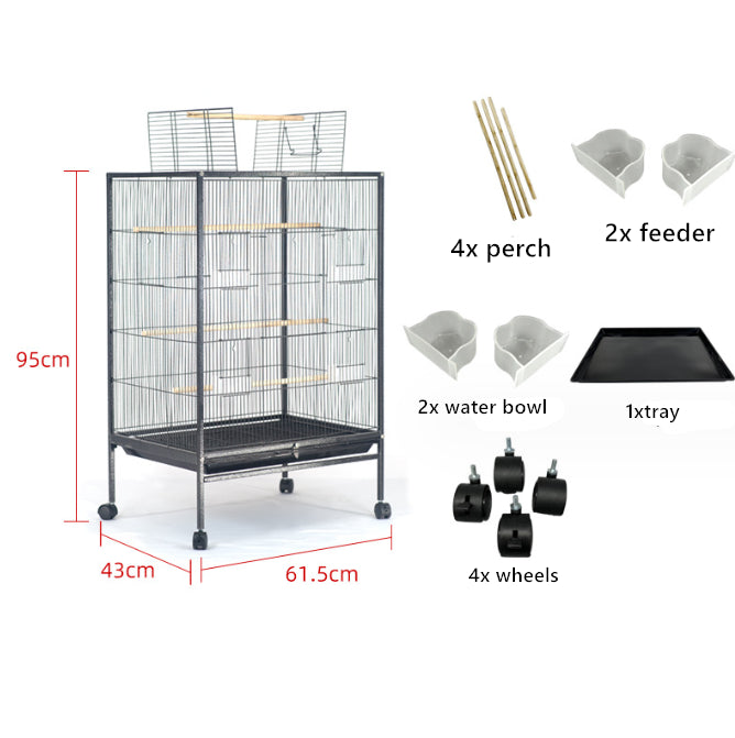 95cm Standing Bird Parrot Cage