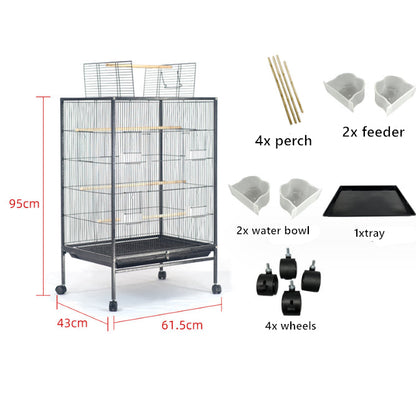 95cm Standing Bird Parrot Cage