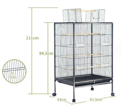 95cm Standing Bird Parrot Cage