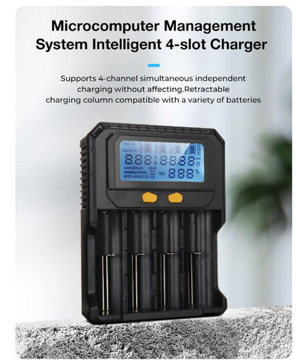 Smart Battery Charger 4 Slots