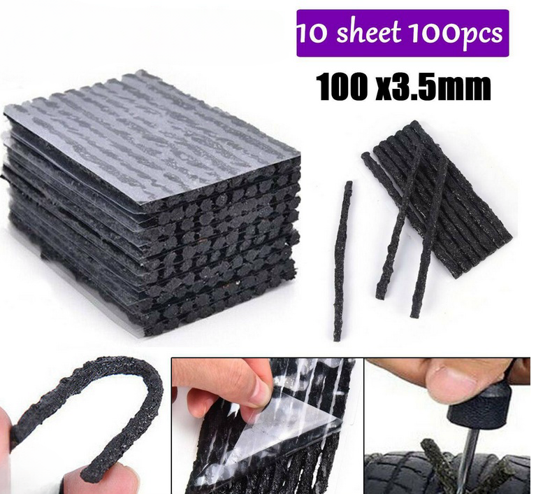 Tyre Repair Plugs 100PCS Black - salelink.co.nz