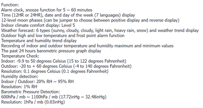 Weather Station Black