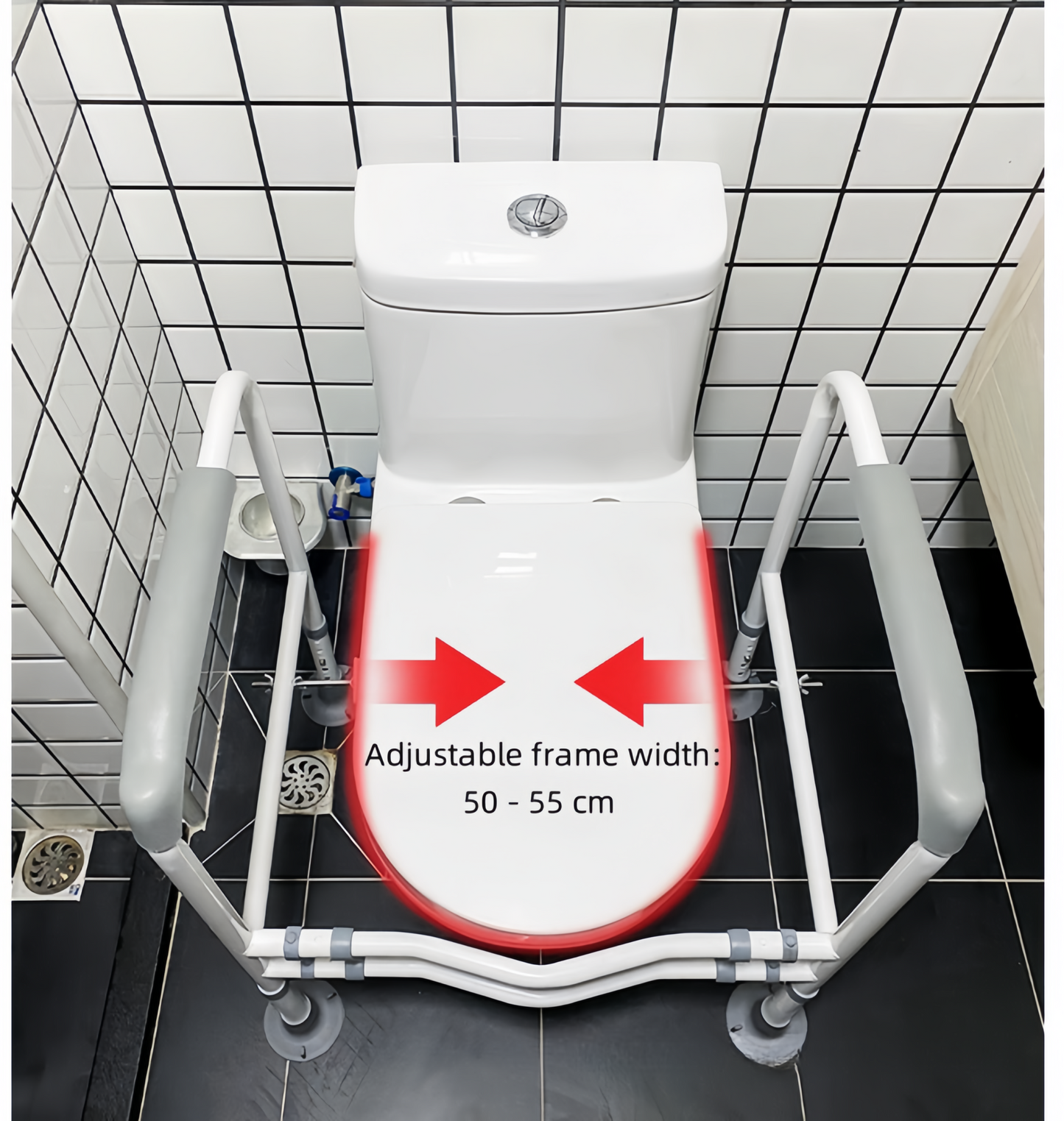 Toilet Safety Frame & Rail - salelink.co.nz