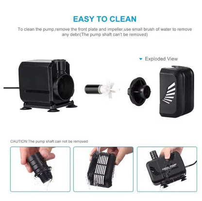 4500L/H Water Pump Fountain Fish Tank Pond Aquarium Pump