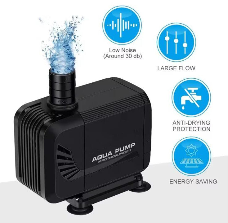 2500L/H Water Pump Fountain Fish Tank Pond Aquarium Pump