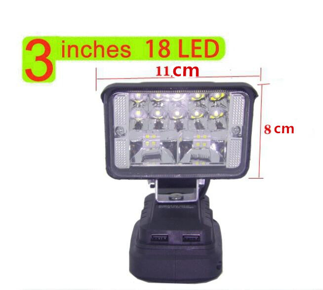 3inch LED Work Light Fits Makita Battery