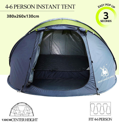 Large Camping Tent for 4-6 Person