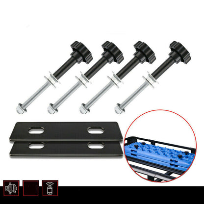 X-BULL Mounting Kit Tracks Fixing Pins Recovery tracks Pins Holders Roof Rack4X4