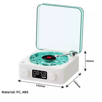 Vintage Record Player with Wireless Speaker