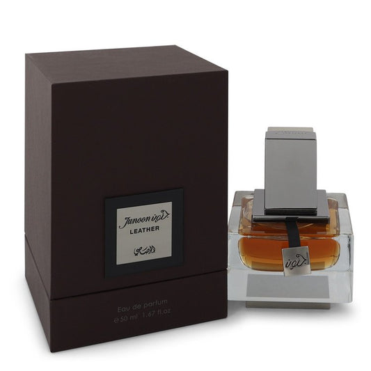 Rasasi Junoon Leather Eau De Parfum Spray by Rasasi 49 ml
