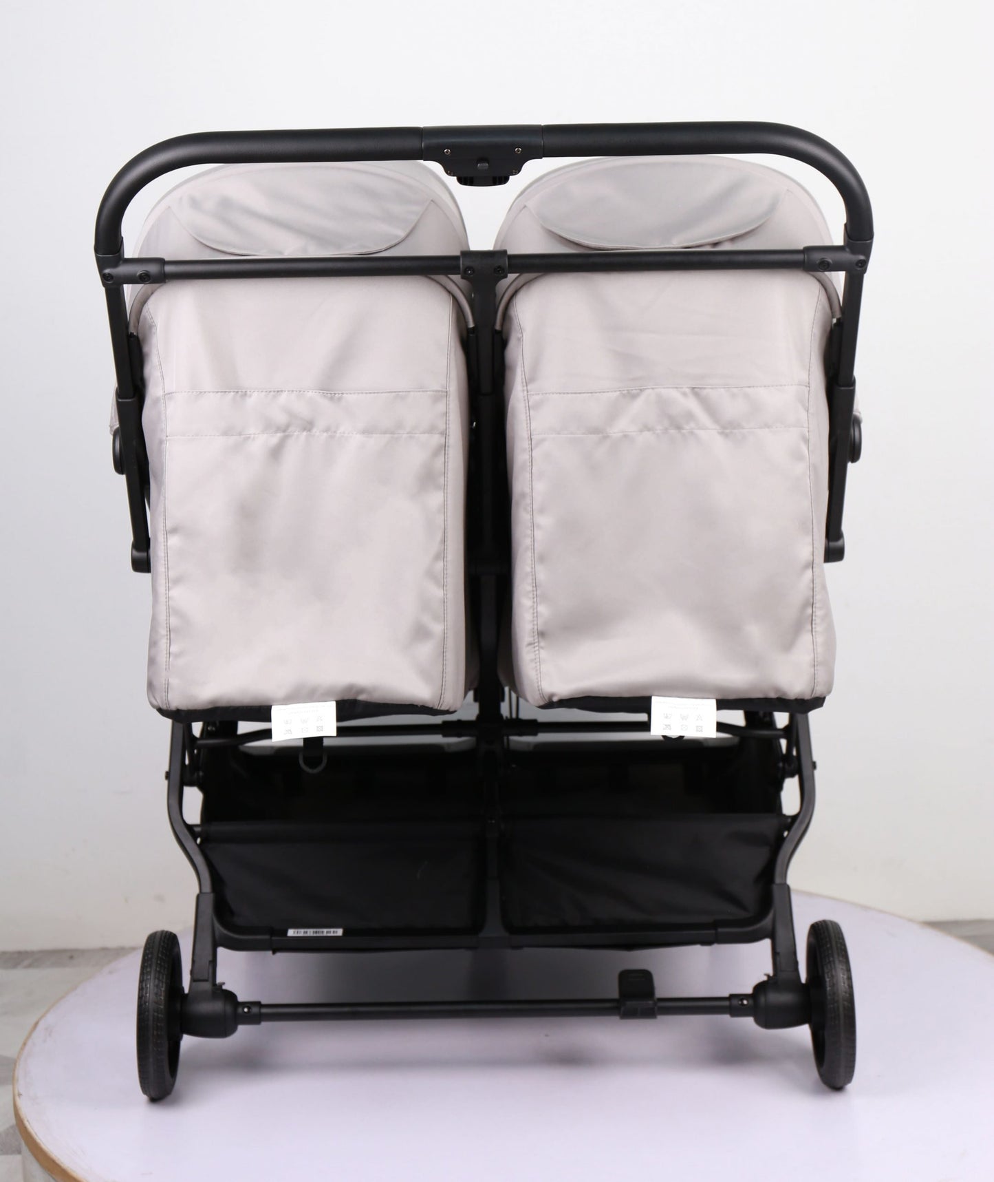 Double Pram – FlexGo Duo with Infant Capsule and Rotating ISOFIX Base(Beige)