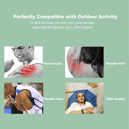 Right Shoulder Adjustable Support Brace Compression Strap Heat Patch Protection Sports