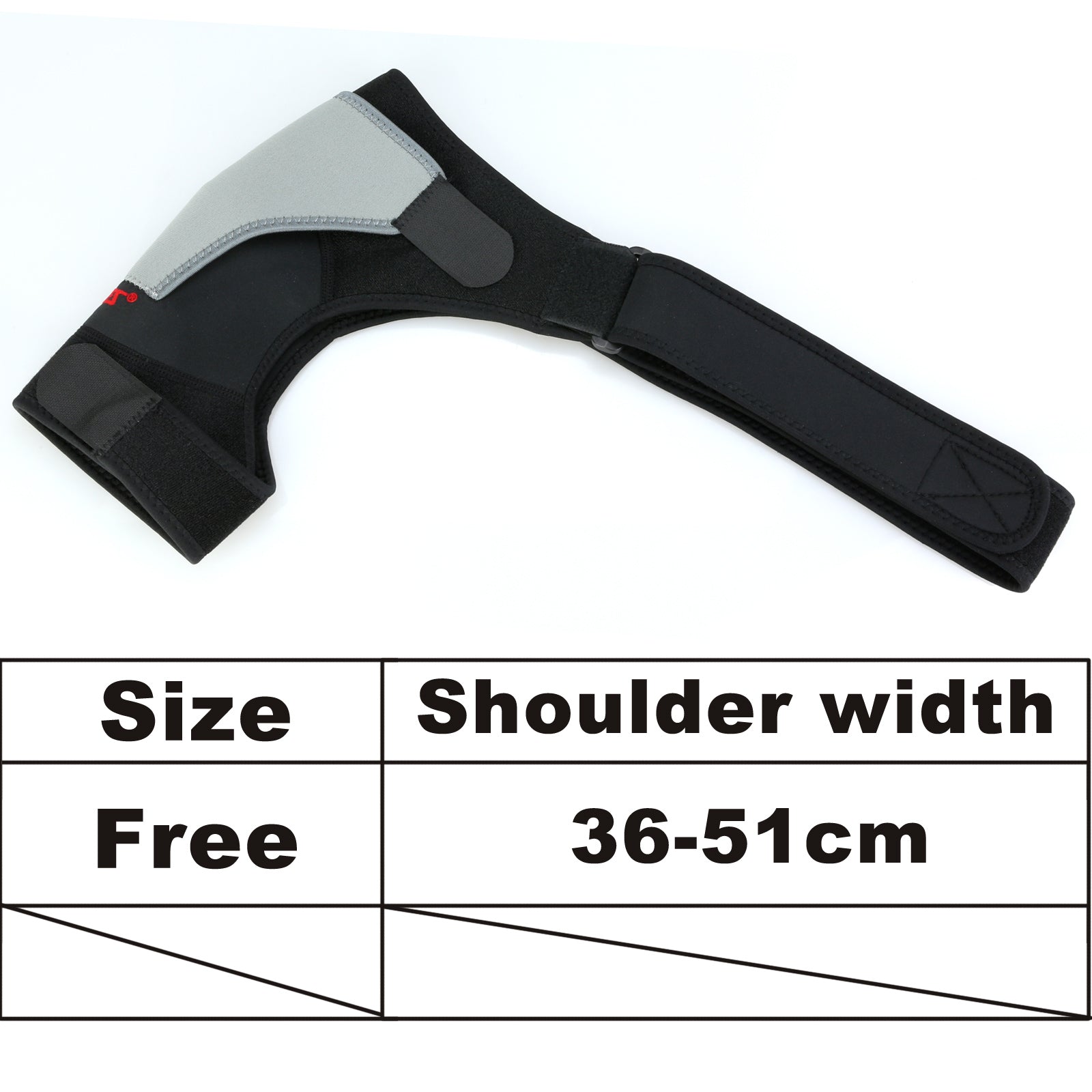 Left Shoulder Adjustable Support Brace Compression Strap Heat Patch Protection Sports - salelink.co.nz