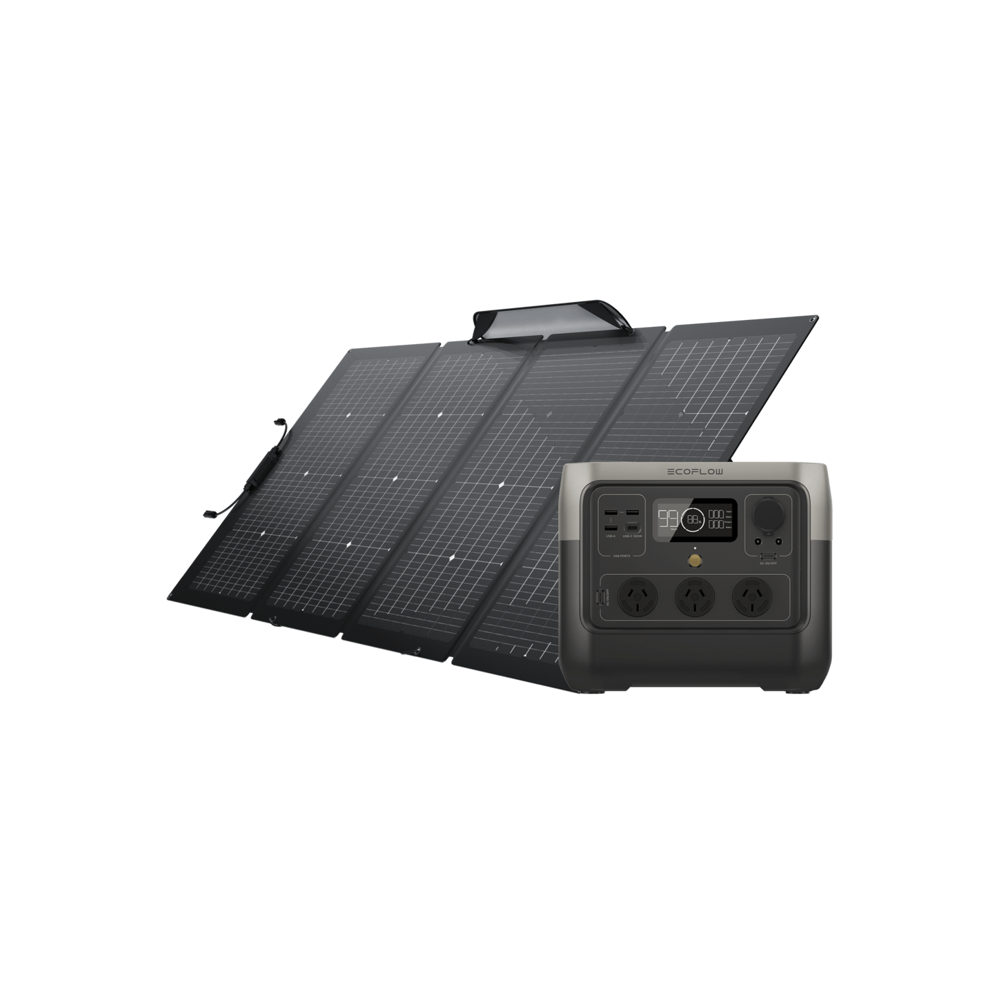 EcoFlow RIVER 2 Pro + 220W Solar Panel - Actiontech