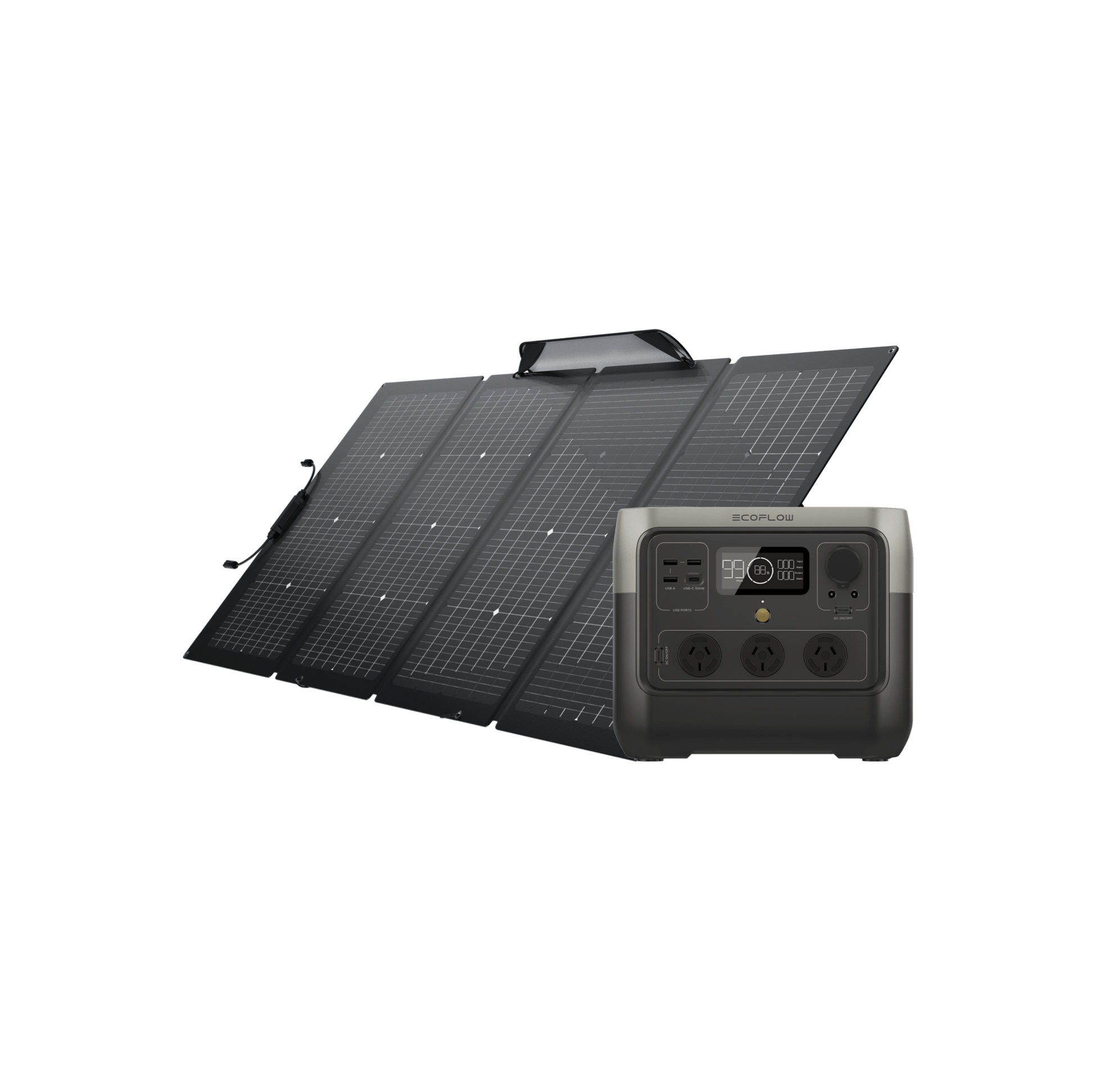 EcoFlow RIVER 2 Pro + 220W Solar Panel - Actiontech