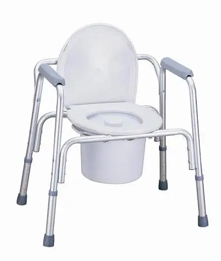 Deluxe 3-in-1 Aluminium­ Frame Multifunction Commode code (68200) - Babyonline
