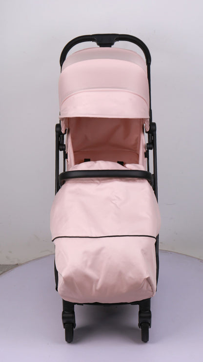 Travel Pram – AirGo Lightweight Stroller with Booster Seat (Pink)