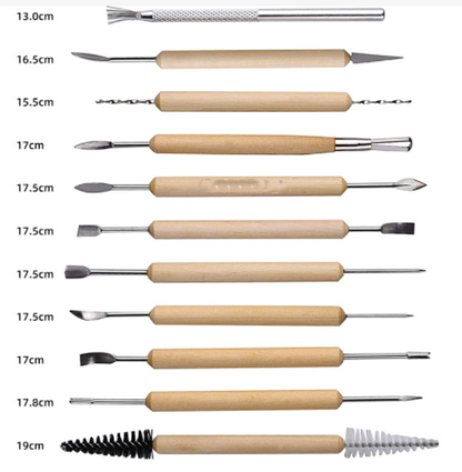 30Pcs Clay Sculpting Carving Pottery Tool Set
