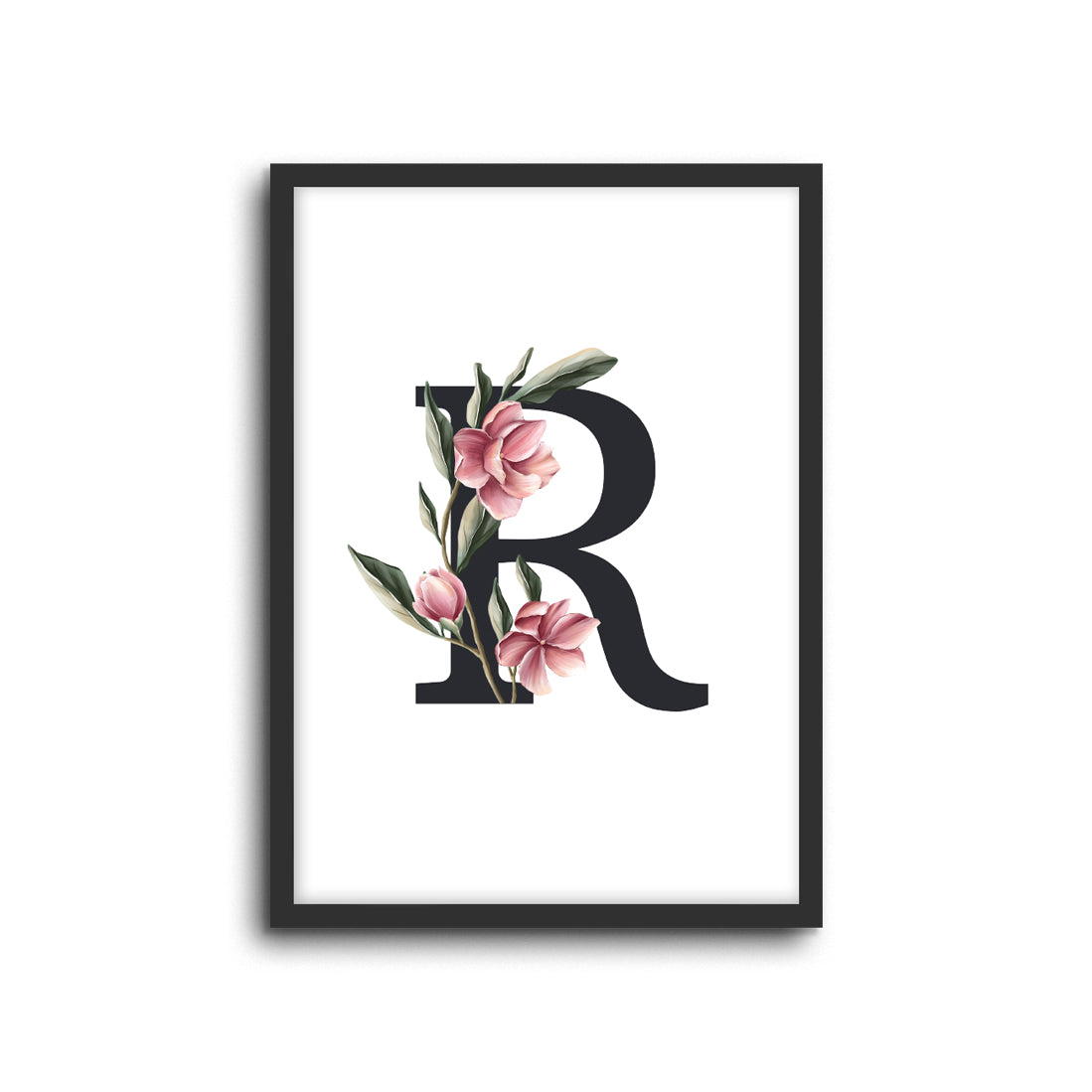 Wall Print |  Magnolia Initials